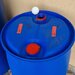 Butoi albastru din plastic cu buson 120 L - 220 L.